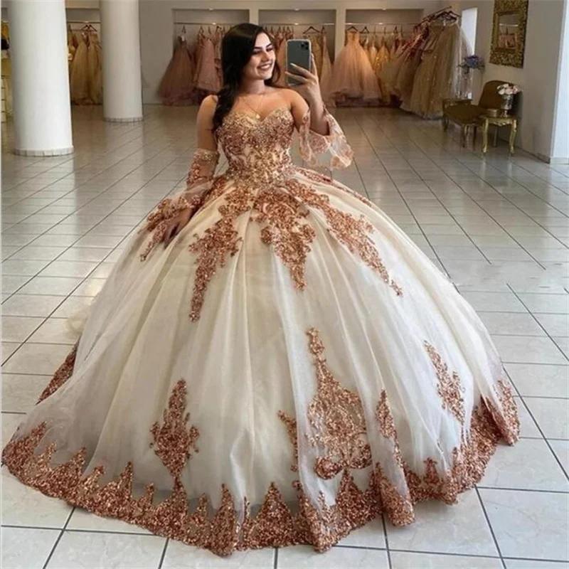 ǫ Quinceanera 巹   Sweetheart Tulle appiques  Ʈ 16 巹